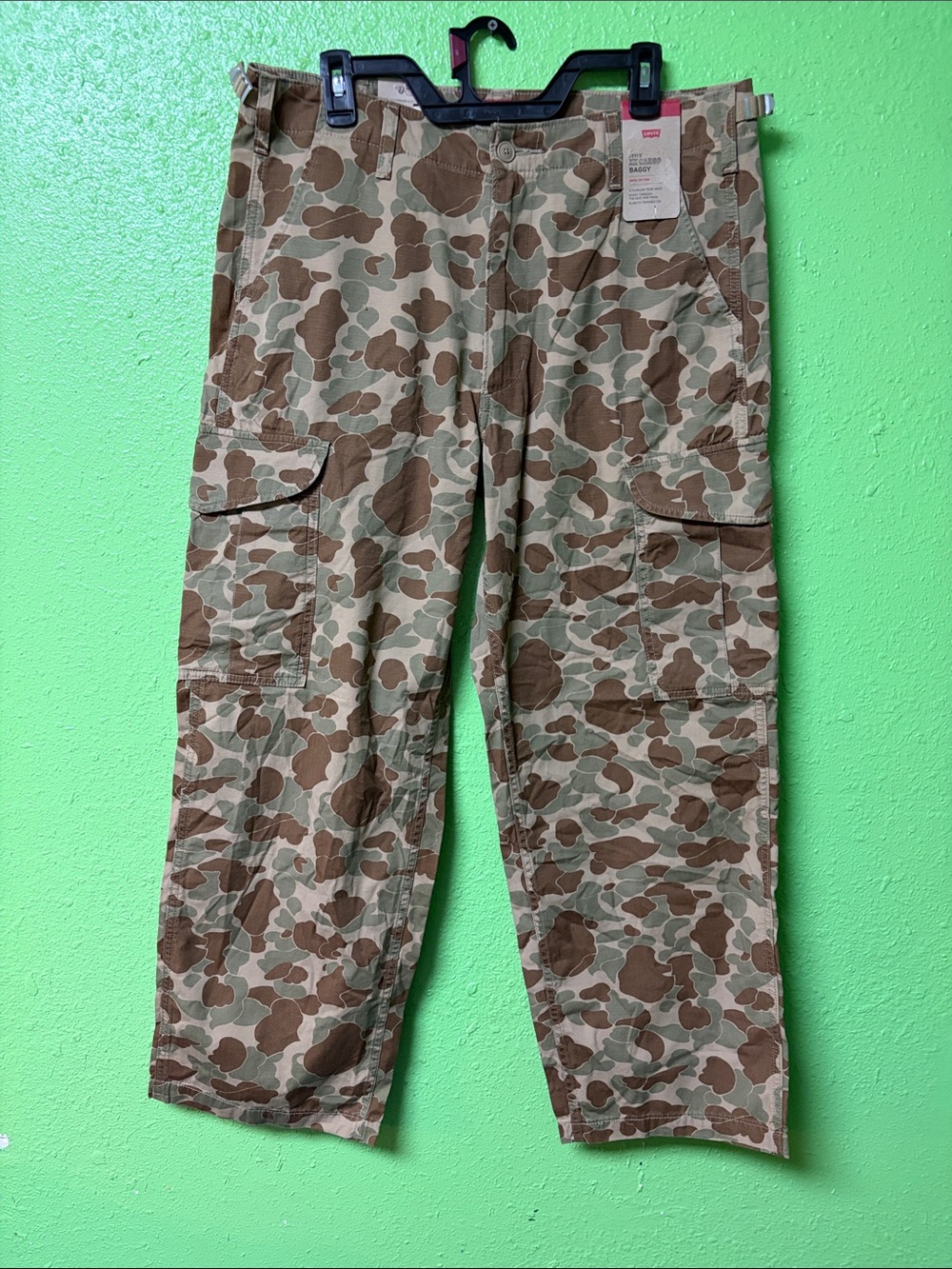 Levi's Men's Camouflage Cargo Pants - Brown/Tan